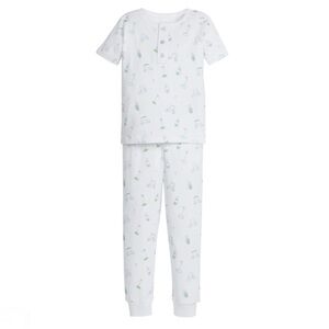 Little English Short Sleeve Pajamas in Blue Golf 2T